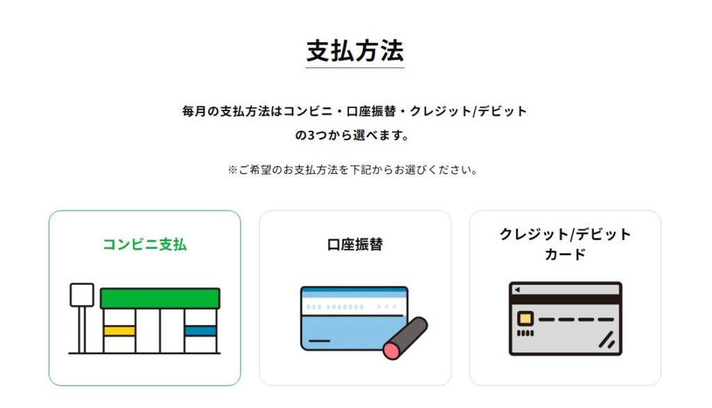 誰でもスマホ 支払方法