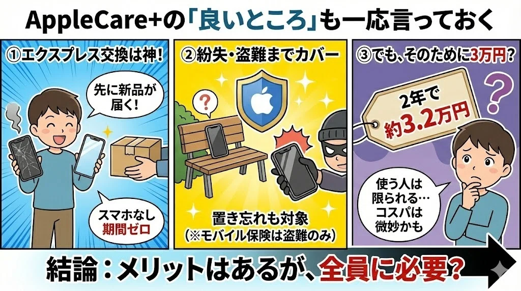 アップルケア 必要か？ アップルケアのいいところ